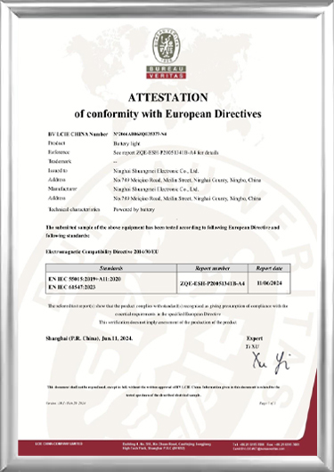 CE Certificate