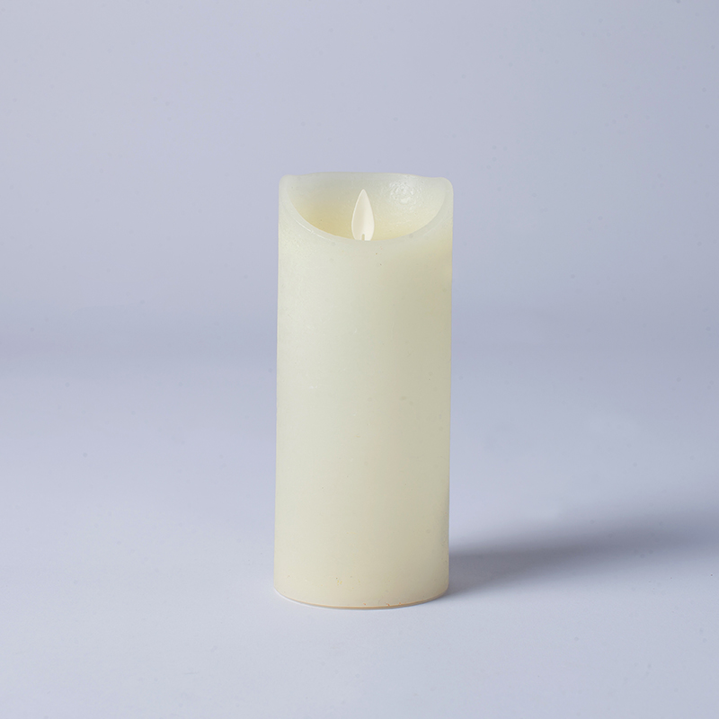 Set of 3 Ivory Real Wax Flameless Candles