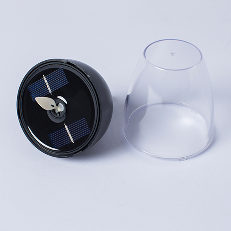 Wine Glass Solar-Powered Flickering Flameless Candle
