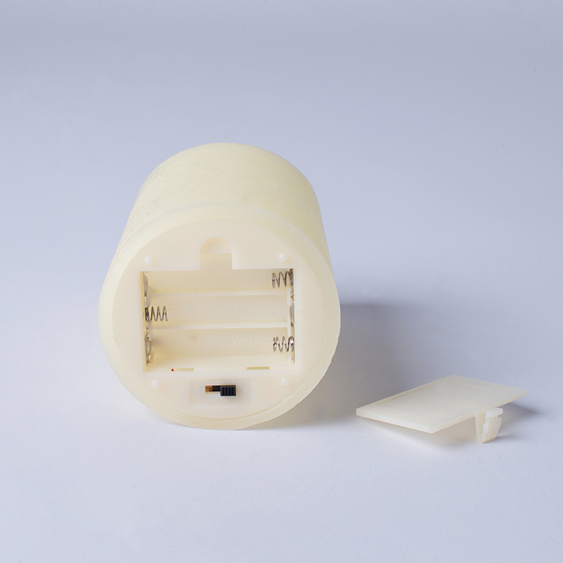 Set of 3 Ivory Real Wax Flameless Candles