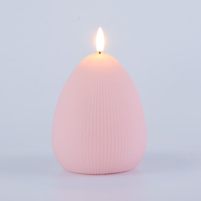 Egg LED Battery-Operated Candle with Timer Egg LED Battery-Operated Candle with Timer