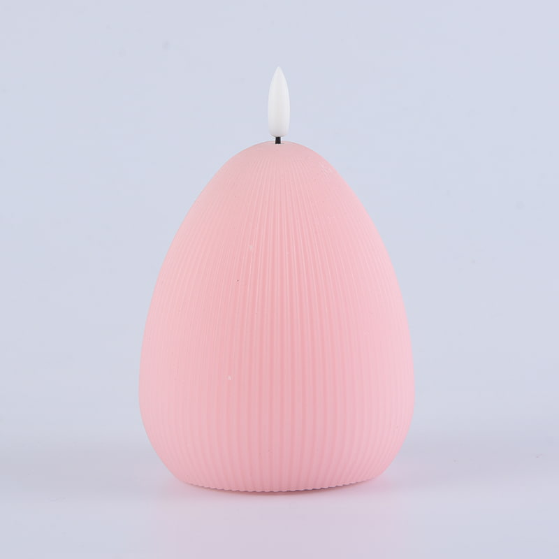 Egg LED Battery-Operated Candle with Timer 